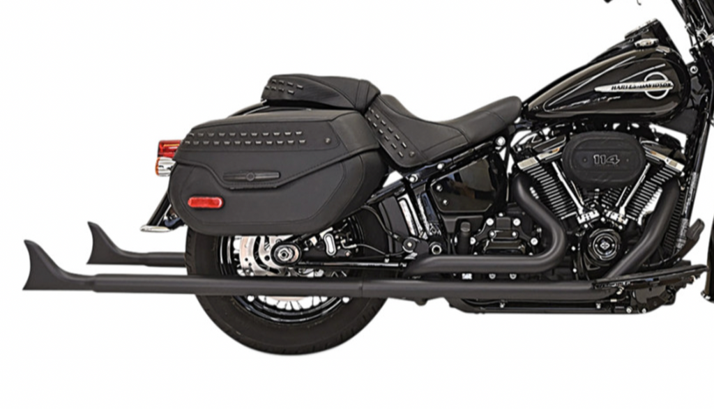 Bassani Fishtail True Dual Exhaust System for 2018-22 Harley