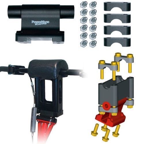 PowerMadd Pivot Adaptor Riser Block Kit for Ski-Doo models - 1.25