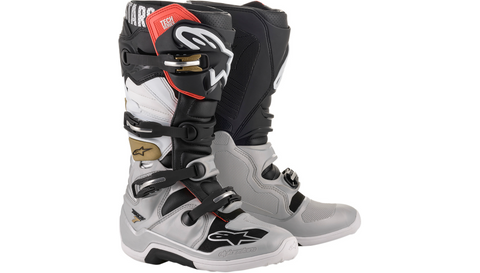 Alpinestars Tech 7 Boots motocross - Black / Gray / Gold - US 9 / EU 43 - 2012014-1829-9 - FINAL SALE