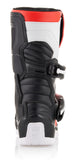 Alpinestars Youth Tech 3S Boots motocross - WHITE / BLACK / RED - Youth US 3 / EU 35.5 - 2014518-1231-11 - FINAL SALE