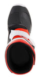 Alpinestars Youth Tech 3S Boots motocross - WHITE / BLACK / RED - Youth US 3 / EU 35.5 - 2014518-1231-11 - FINAL SALE