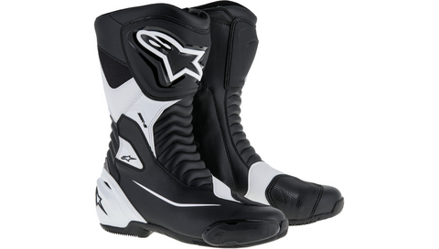 Alpinestars SMX-S Boots - Black/White - US 9.5 / EU 44 - 2223517-12-44 - FINAL SALE