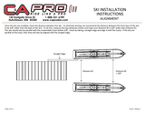 C&A Pro Ski Mounting Kit for 2021+ Ski Doo Summit / Freeride - 76000387