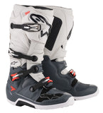 Alpinestars Tech 7 Boots motocross - Gray / White - US 12 / EU 47 - 2012014-930-12 - FINAL SALE