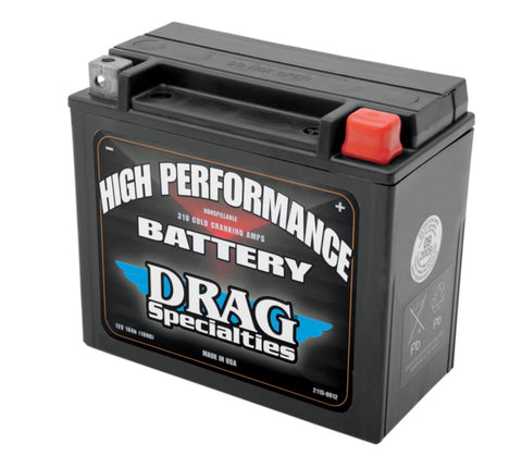 Drag Specialties High Performance 12 Volt Battery for Harley models - YTX20HL