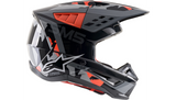 Alpinestars SM5 Helmet - Rover - Gray / Red - 2XL - 8303921-1392-2X - FINAL SALE