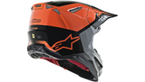 Alpinestars Supertech M8 Helmet Triple - MIPS - Orange/Mid Gray/Black Glossy - XL - 8301319-4184-XL - FINAL SALE