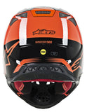 Alpinestars Supertech M8 Helmet Triple - MIPS - Orange/Mid Gray/Black Glossy - XL - 8301319-4184-XL - FINAL SALE