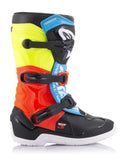 Alpinestars Youth Tech 3S Boots motocross - Black / Yellow  / Red - Youth US 11 / EU 29 - 2014518-1538-11 - FINAL SALE