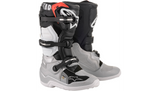 Alpinestars Youth Tech 7S Boots motocross - Black / White / Silver / Gold - Youth US 6 / EU 39 - 2015017-1829-6 - FINAL SALE