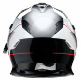 Z1R Range Bladestorm Snow Electric Helmet - Black/Red/White - Small