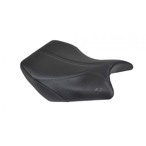 Saddlemen GP-V1 Solo Seat for 2012-18 BMW S1000R/RR - Black/Carbon Fiber - 0810-BM46