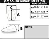 Zero Gravity Double Bubble Windscreen for 2005-08 Kawasaki Ninja ZX-10R / ZX-6R / ZX-6RR - Dark Smoke - 16-246M-19