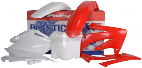 Polisport MX Plastics Kit for 2009 Honda CRF250R - OE Red/White - 90213