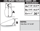 Zero Gravity Sport Touring Windscreen for 2003-10 Suzuki SV650/1000 models - Clear - 23-157-01