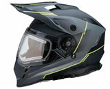 Z1R Range Bladestorm Snow Electric Helmet - Gray/Black/Yellow - Medium