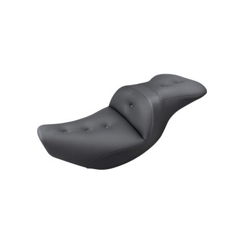 Saddlemen Roadsofa 2-Up Seat for 2014-19 Indian Chief/Chieftan/Roadmaster models - Black/Pillow Top - I14-07-181