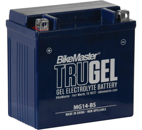 BikeMaster TruGel Battery - 12 Volt - MG14-BS