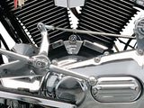 Kuryakyn 8140 - Cylinder Base Cover for Harley-Davidson Evo Big Twins w/ Floor Boards - Chrome