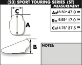 Zero Gravity Sport Touring Windscreen for 2005-08 Kawasaki Ninja ZX-10R / ZX-6R / ZX-6RR - Light Smoke - 23-246M-02