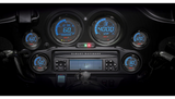 Koso North America Digital Gauge Cluster HD-02 for 2004-13 Harley Touring - 6 Piece - Black - BA050907