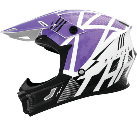 THH T710X Battle Helmet - Purple/Black - X-Large