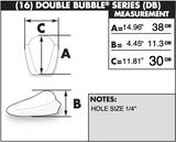 Zero Gravity Double Bubble Windscreen for 2007-12 Honda CBR600RR - Clear - 16-407-01