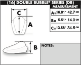 Zero Gravity Double Bubble Windscreen for 2017-18 Kawasaki EX650 Ninja 650 - Light Smoke - 16-208-02