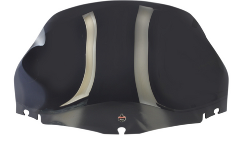 Klock Werks Flare Windshield for 1996-13 Harley Bagger models - 11.5 inch - Dark Smoke