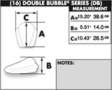 Zero Gravity Double Bubble Windscreen for 2017-20 Yamaha YZF-R6 - Light Smoke - 16-581-02