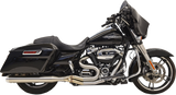 Bassani Road Rage Exhaust for 2017-19 Harley Models - Raw - 1F28SS