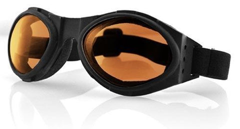 Bobster - BA001A Bugeye Goggles  Black Frame/Amber Lens