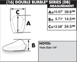 Zero Gravity Double Bubble Windscreen for 2007-13 Ducati 848 / 1098 / 1098S / 1198S - Clear - 16-729-01