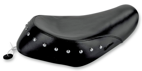 Saddlemen Renegade Solo Seat for 1979-03 Harley Sportster models - Black/Smooth - 879-03-001