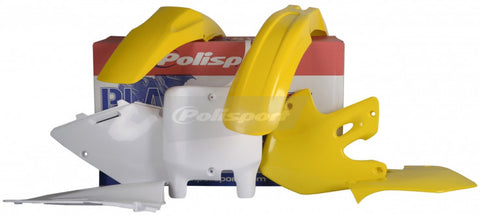 Polisport MX Complete Replica Plastics Kit for 1999-00 Suzuki RM125/250 - Yellow - 90094