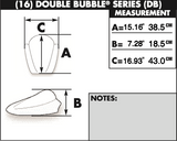 Zero Gravity Double Bubble Windscreen for 2008-20 Suzuki GSX-R1300 Hayabusa - Dark Smoke - 16-134-19