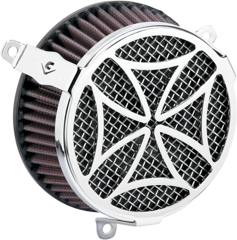 Cobra Air Cleaner Kit for 2000-17 Harley Dyna Models - Chrome - 606-0102-02