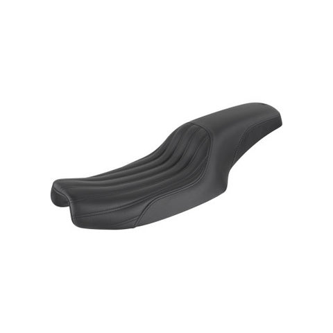 Saddlemen Profiler Low Profile 2-Up Seat for 1991-95 Harley Dyna models - Black/Knuckle - 891-04-047K