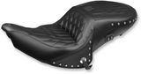 Mustang Standard Touring Heated 2-Up Seat for 2015-21 Indian Roadmaster - Black Dimond Stitch - 79664