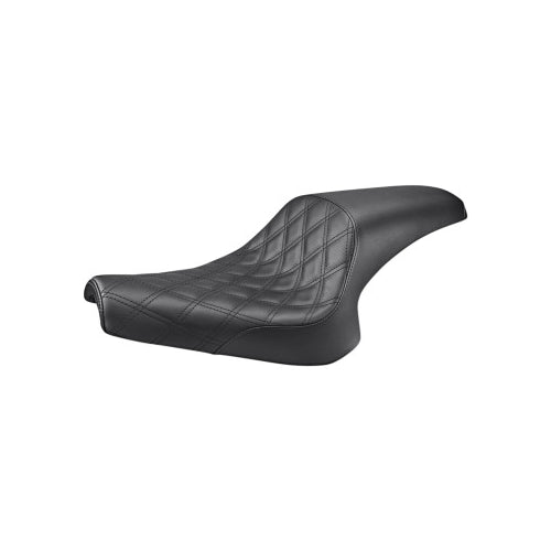 Saddlemen Profiler Low Profile 2-Up Seat for 2013-19 Yamaha XV950 Bolt -  Black/Lattice Stitched - Y13-16-149