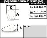 Zero Gravity Double Bubble Windscreen for 2016-20 Kawasaki ZX1000 Ninja ZX-10R/RR - Dark Smoke - 16-264-19