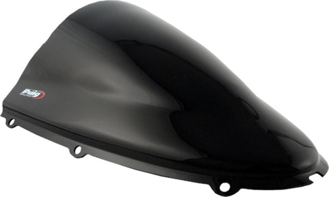 Puig Racing Windscreen for 2006-17 Kawasaki ZX1400 Ninja ZX-14R - Black - 4057N