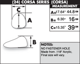 Zero Gravity Corsa Windscreen for 2009-14 Yamaha YZF-R1 models - Light Smoke - 24-541-02