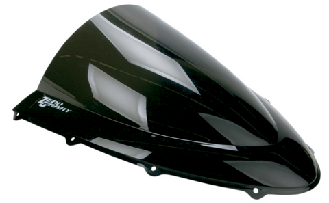 Zero Gravity Double Bubble Windscreen for 2007-13 Ducati 848 / 1098 / 1098S / 1198S - Dark Smoke - 16-729-19