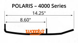 Woodys SnoCross Competition Runners compatilbe with Polaris - 4 Inch Carbide - SXP-4000