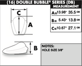 Zero Gravity Double Bubble Windscreen for 2015-19 Yamaha YZF-R1 - Light Smoke - 16-542M-02