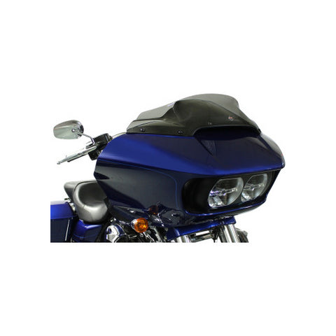 Klock Werks Sport Flare Windshield for 2015-up Harley Road Glide models - 6 inch - Dark Smoke