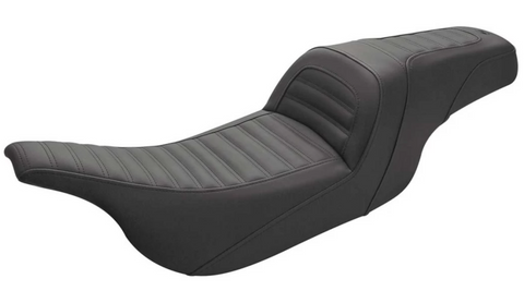 Saddlemen Slim 2-Up Seat for 1997-07 Harley Electra Glide models - Pleated Roll - 897-07-161