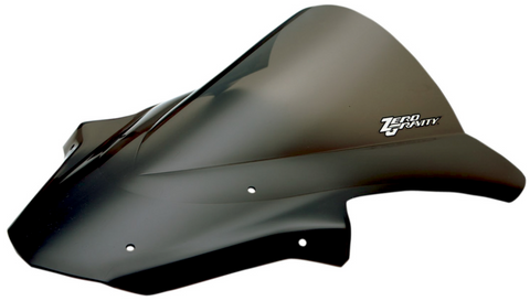 Zero Gravity Double Bubble Windscreen for 2011-14 Kawasaki ZX1000 Ninja ZX-10R - Dark Smoke - 16-263-19