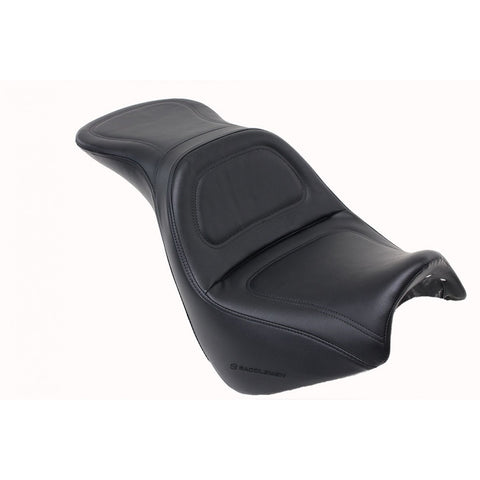 Saddlemen Ultimate Comfort Explorer 2-Up Seat for 2005-09 Suzuki VZ800 Boulevard M50 - Black/Smooth Stitched - S05-10-029